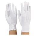 Cotton Military Glove with Snap Closure