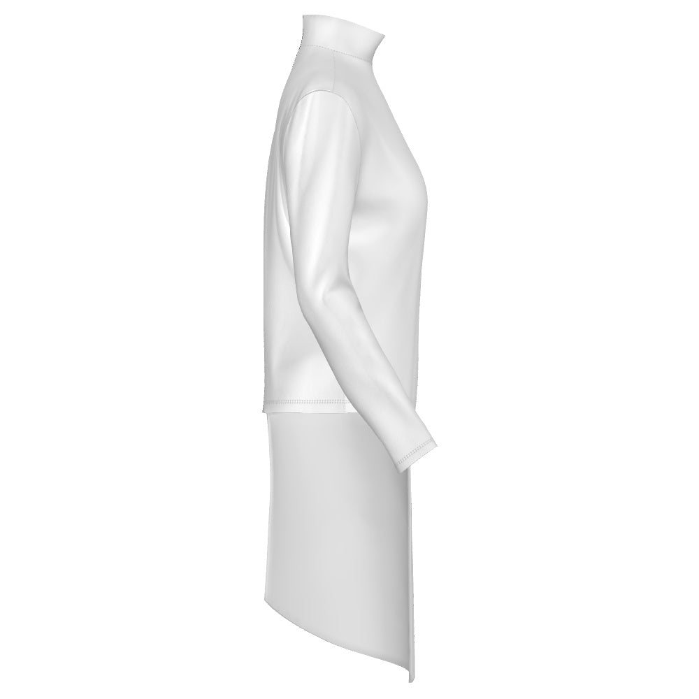 PERFORMANCE PLUS HIGH WAIST WITH DRAPE SKETCH